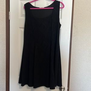 Black mini dress